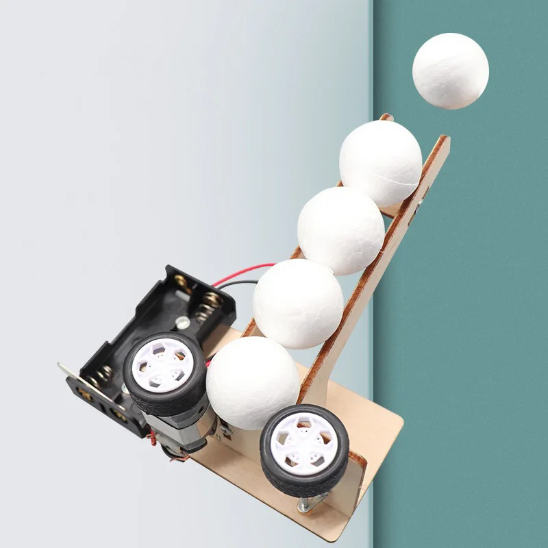Science Project Kit - Kits de máquina lanzapelotas eléctrica, juguetes