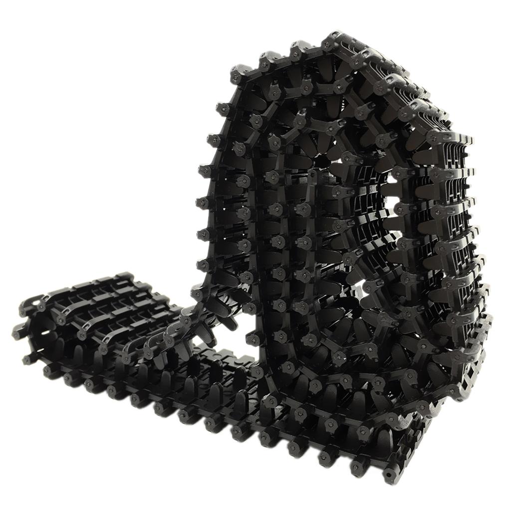 Science Robotics - Cadena de orugas de plástico negra