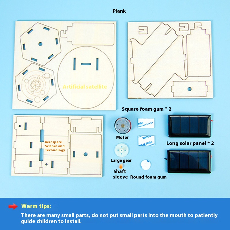 Kit de ensamblaje de satélite  - Science Toys Diy reseña y precio
