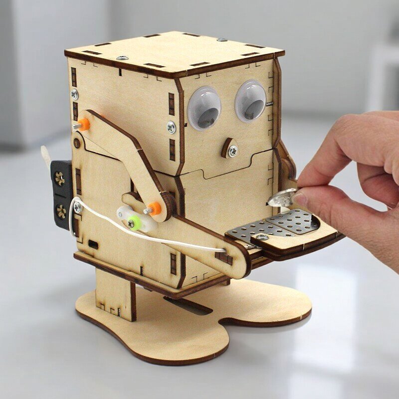 Robot de Madera para Armar, Mo - Science Project Kit reseña y precio
