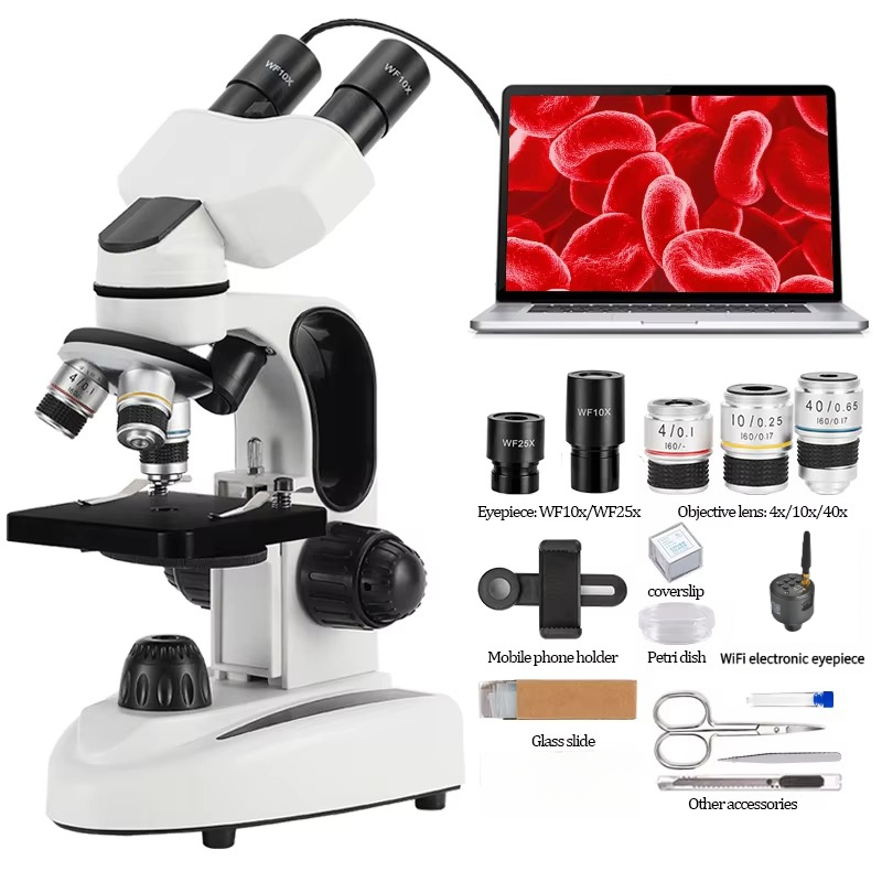 Microscopio Binocular Compuest - Microscope Compound 40X reseña y precio