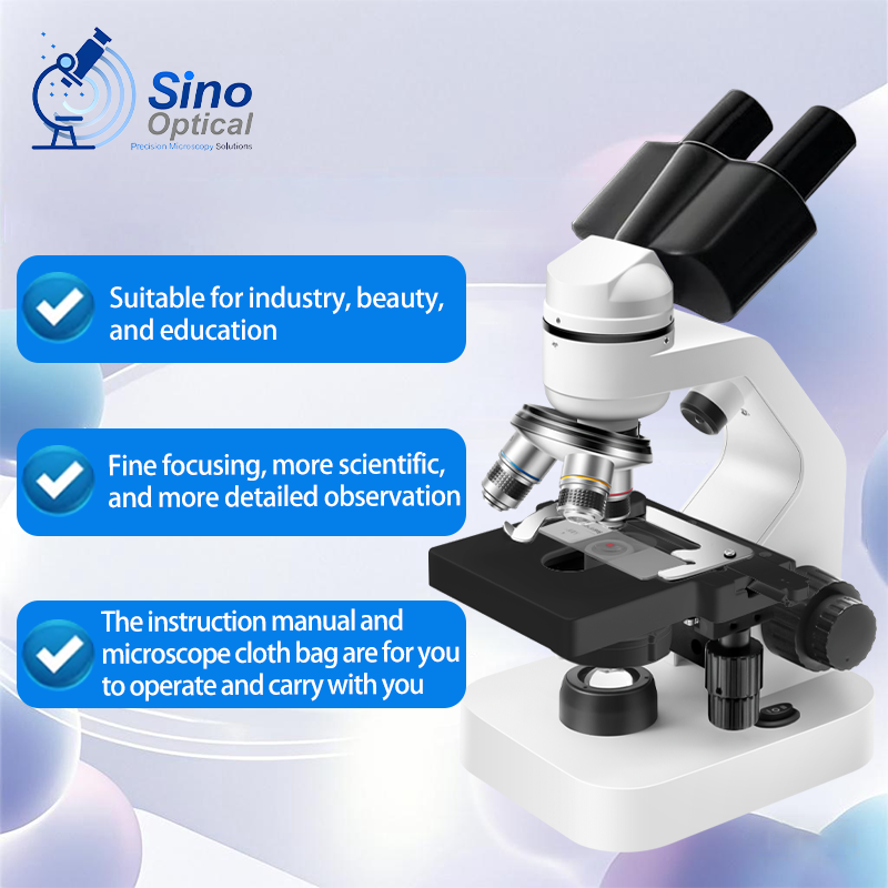 Microscopio binocular compuest - Microscope Compound 40X reseña y precio