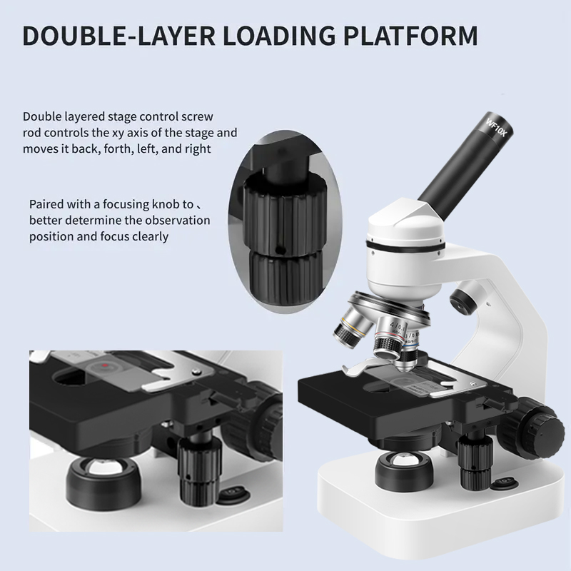 Microscopio binocular compuest - Microscope Compound 40X reseña y precio