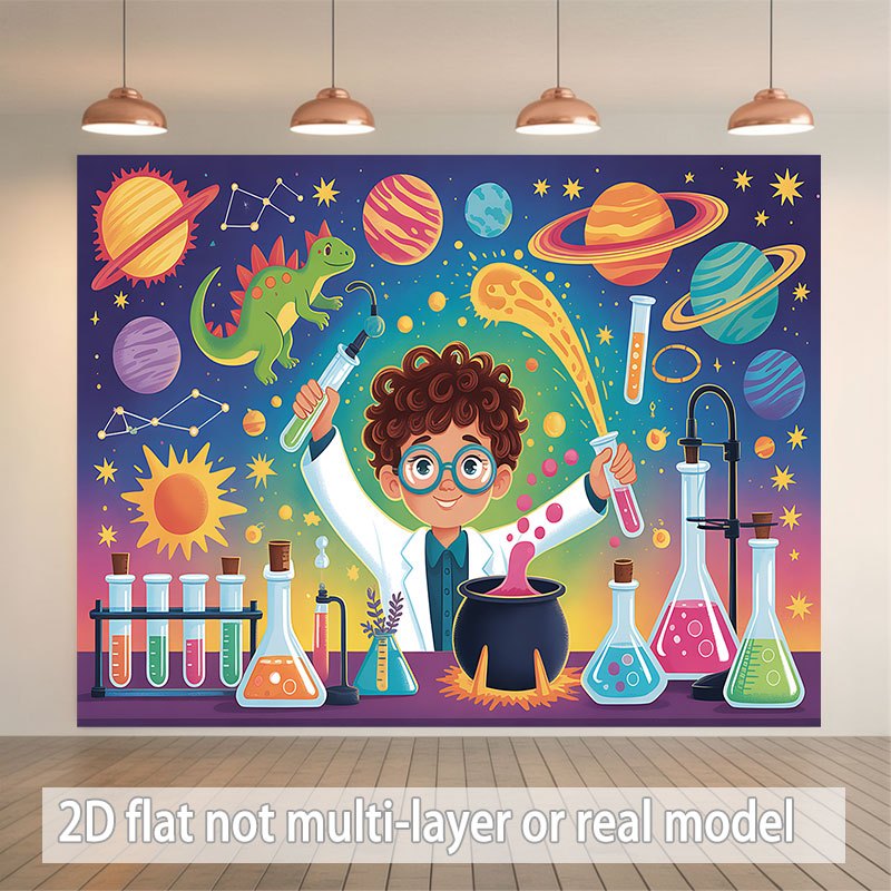 Tapiz Decorativo de Pared con  - Science Nursery reseña y precio